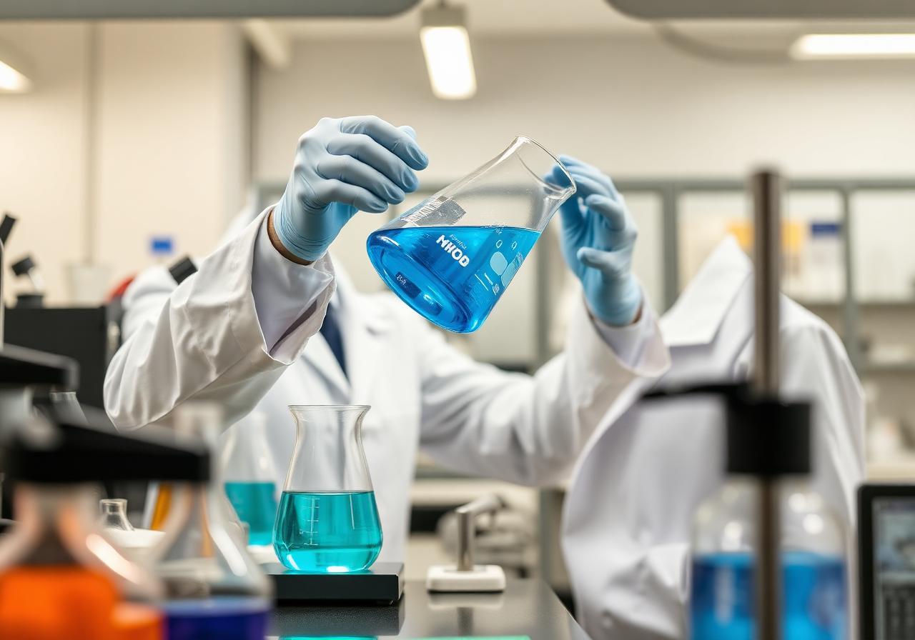 Laboratório de controle de qualidade